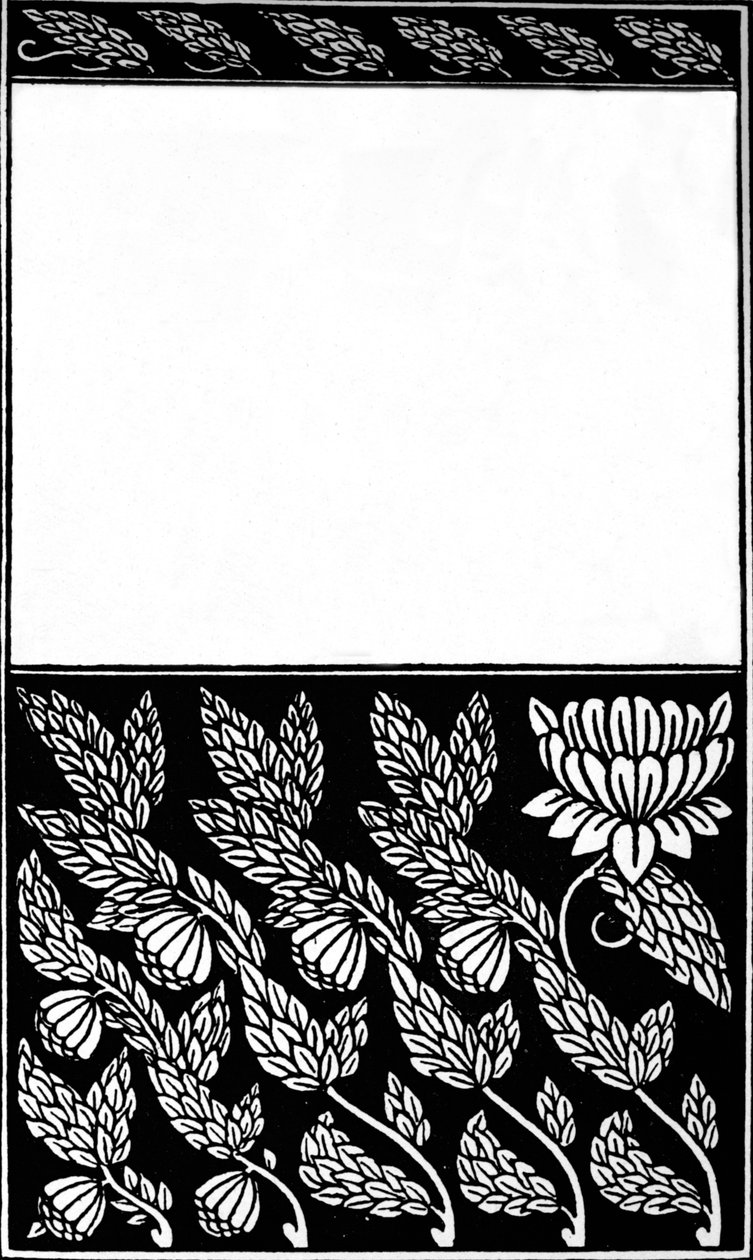 Design för Cover of Nobodys Fault, 1914 av Aubrey Beardsley