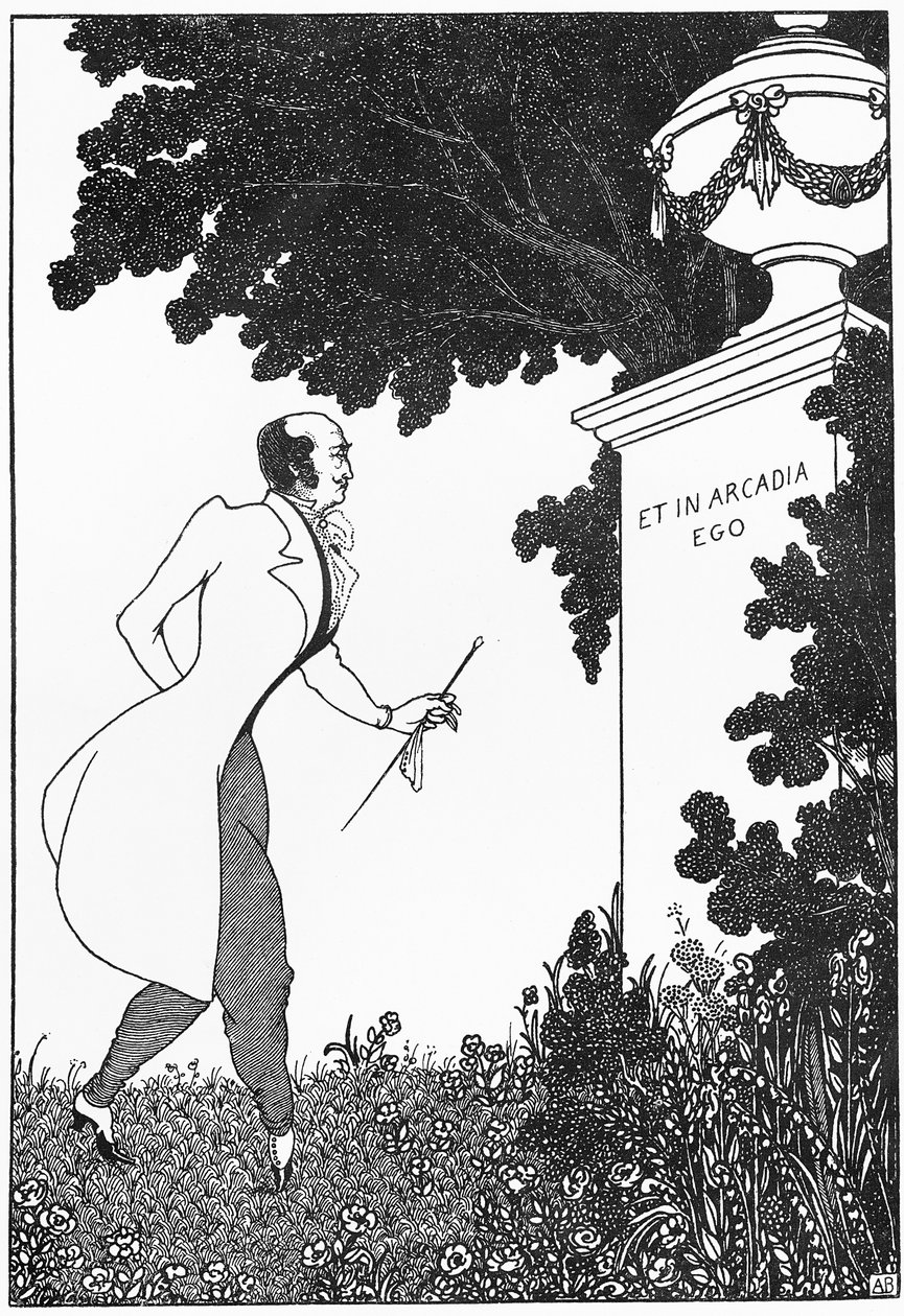 Et in Arcadia Ego, illustration från 