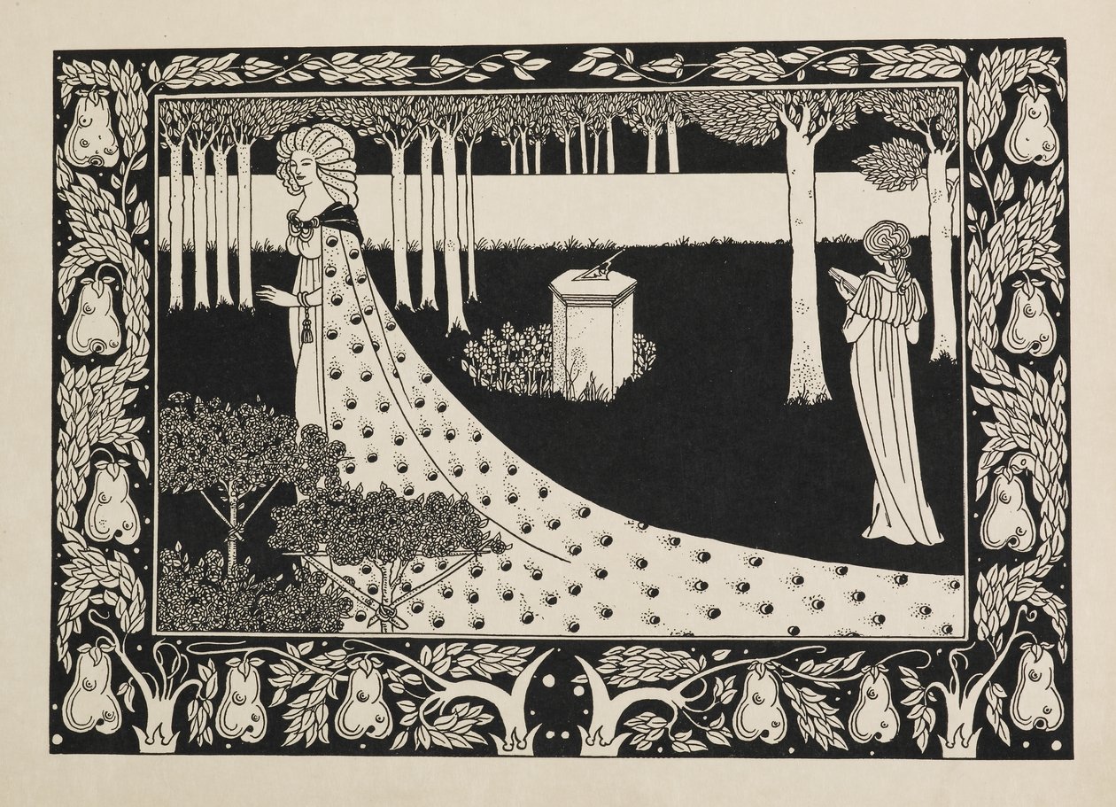 La Beale Isoud på Joãous Gard. Från "Le morte D