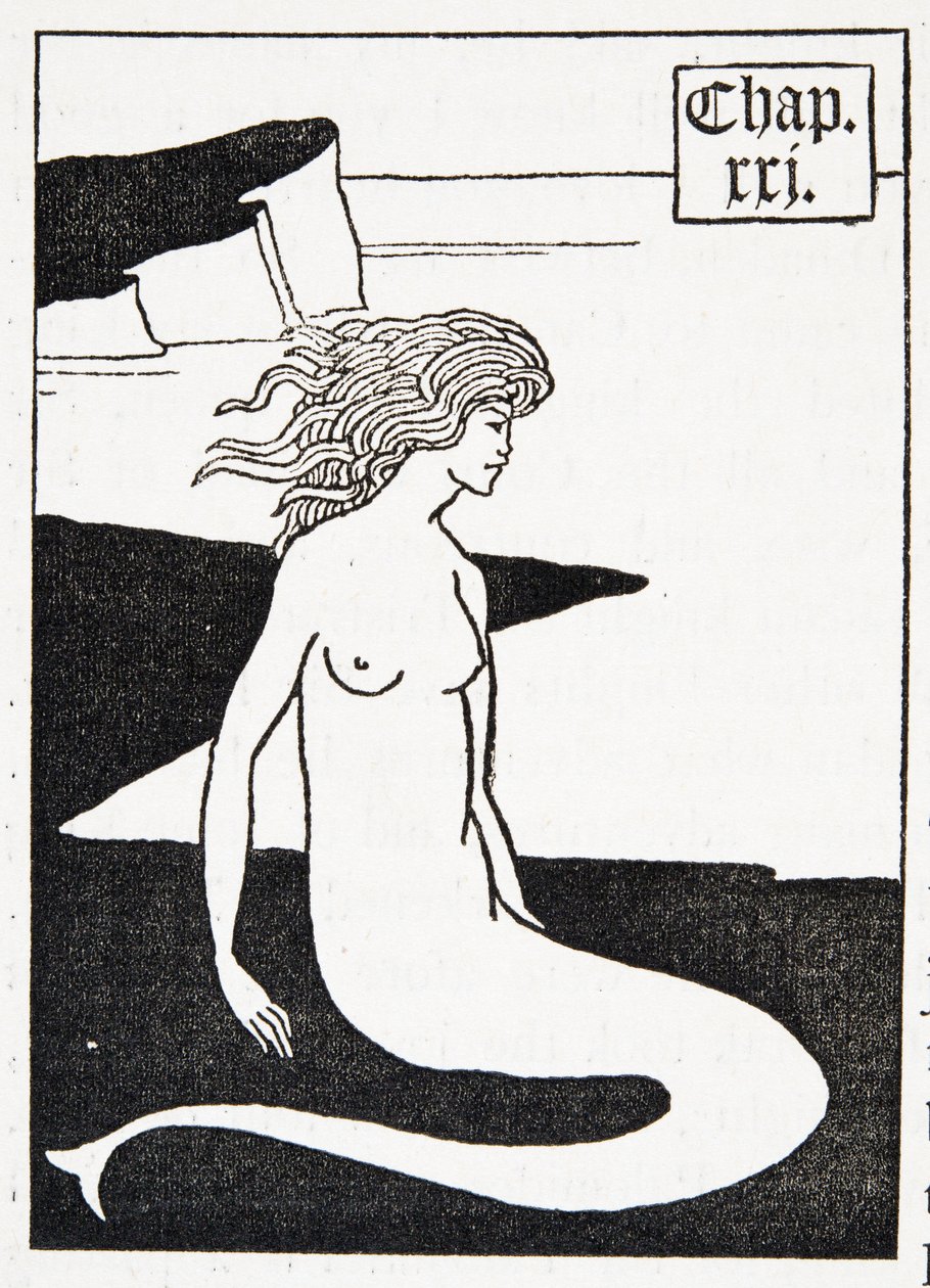 Sjöjungfrun. Kapitel Rubrik av Aubrey Beardsley