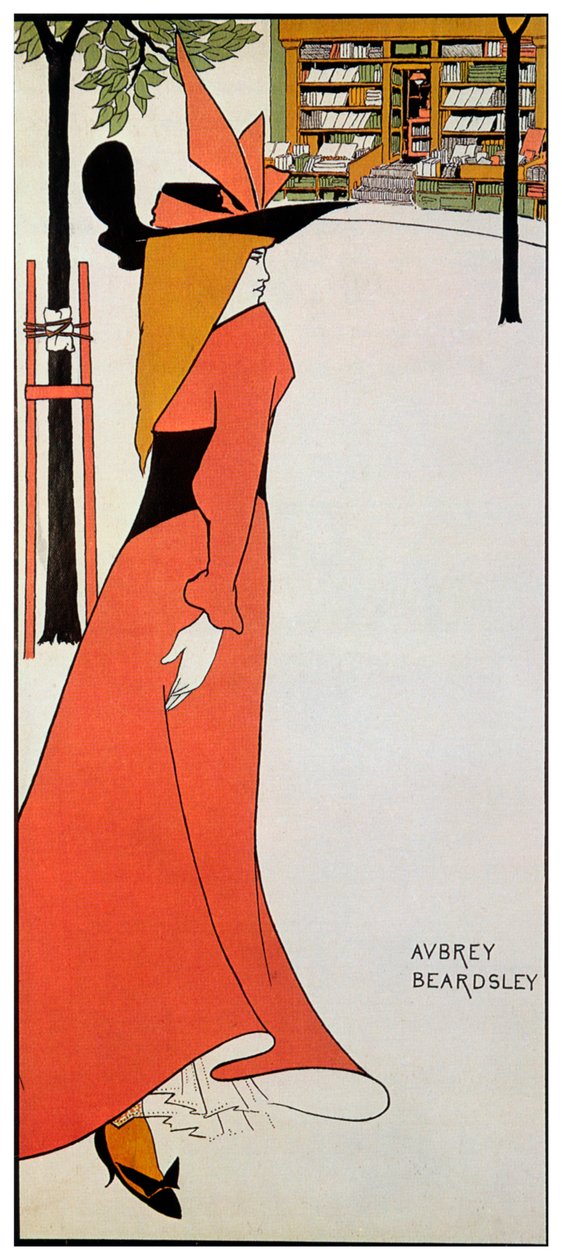 Pseudonym- och Antonymbiblioteken, 1895 av Aubrey Beardsley