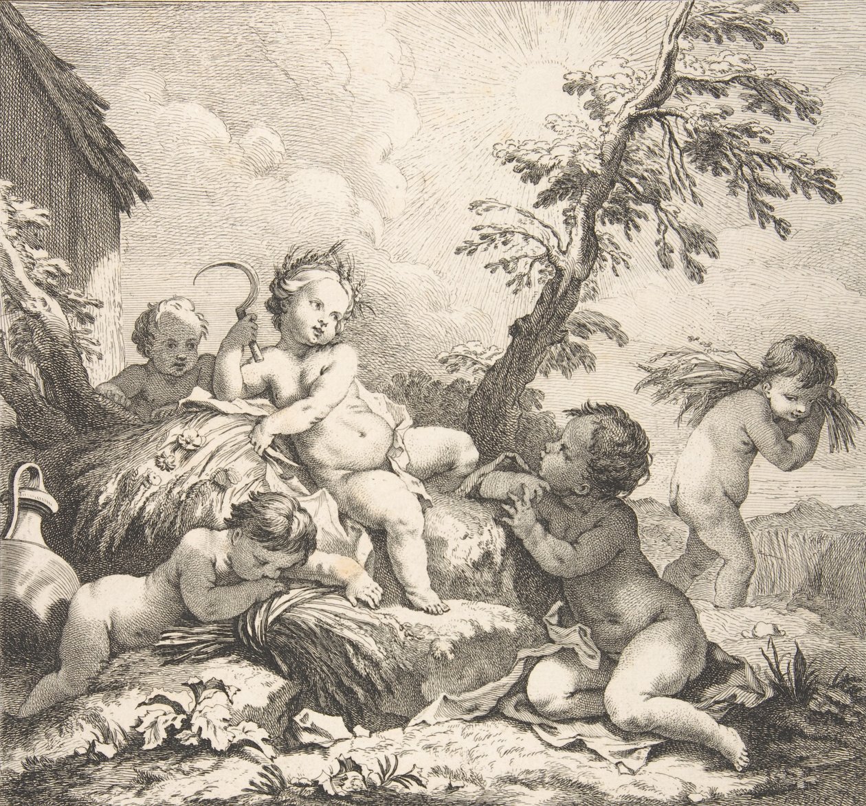 Sommaren 1735 av Audran Benoit II