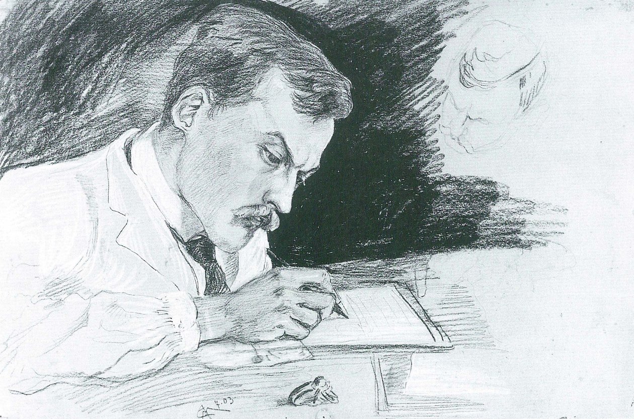 Bildnis Dr. Ludwig Deubner av August Macke