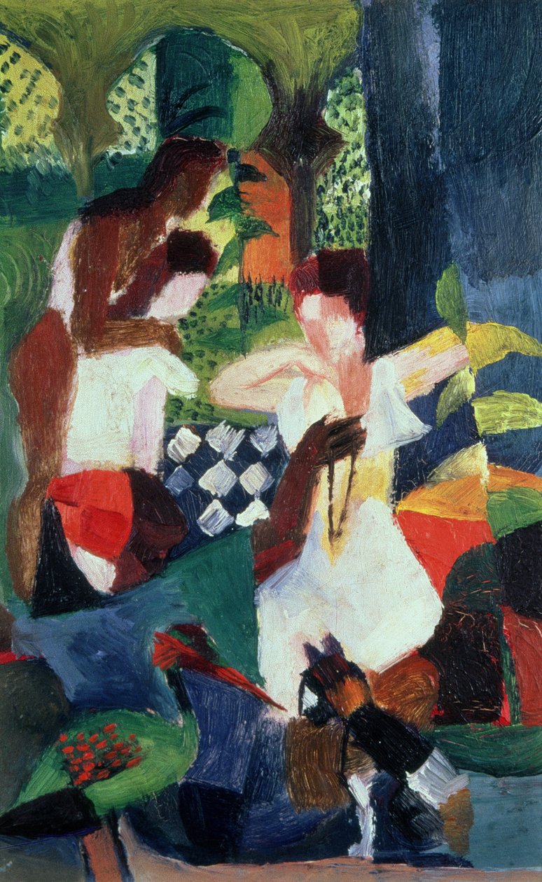 Den turkiska juveleraren av August Macke