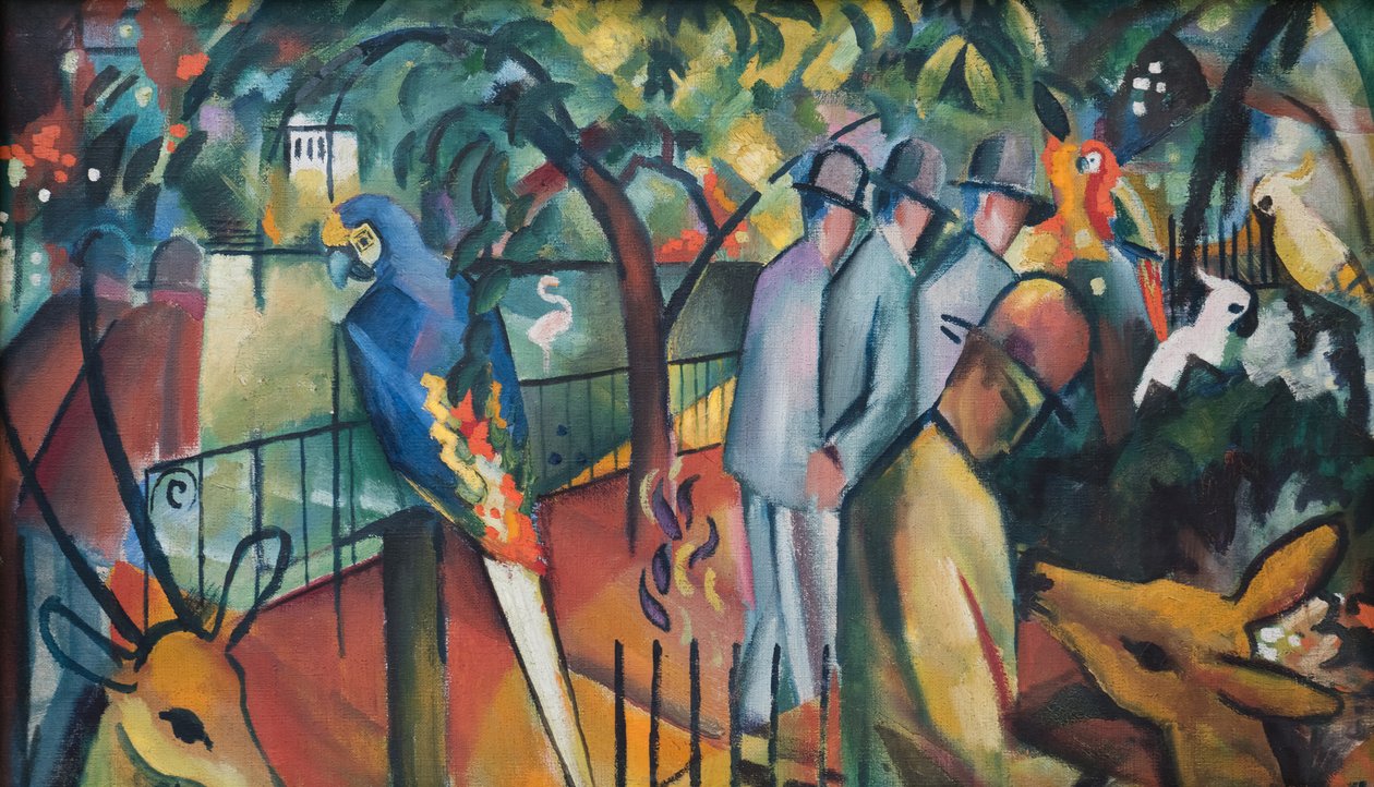 Zoological Garden av August Macke