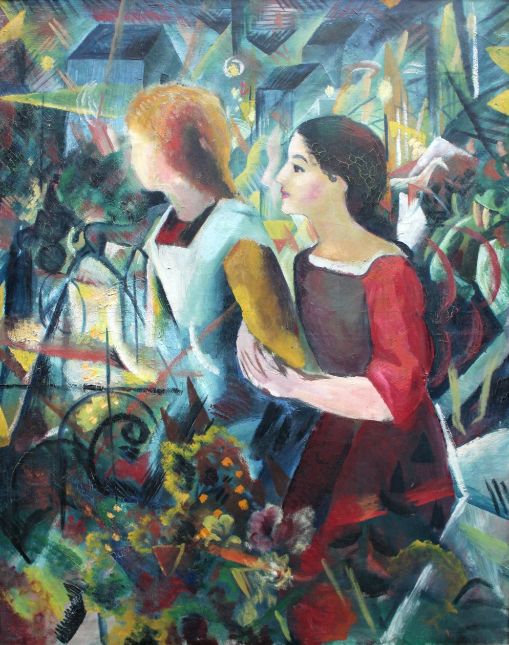 Zwei Mädchen av August Macke