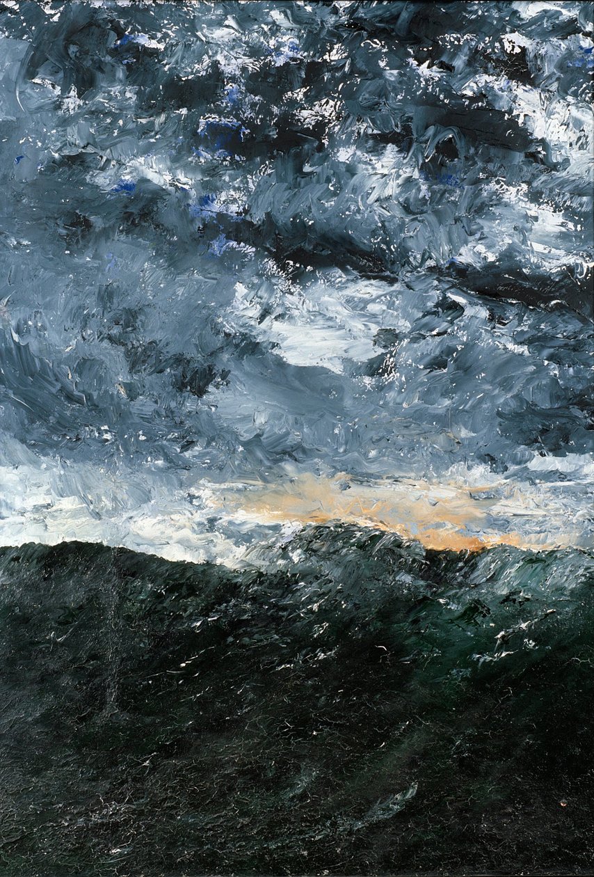 Landskap, havslandskap- Vågen VIII (Wave VIII) av August Johan Strindberg