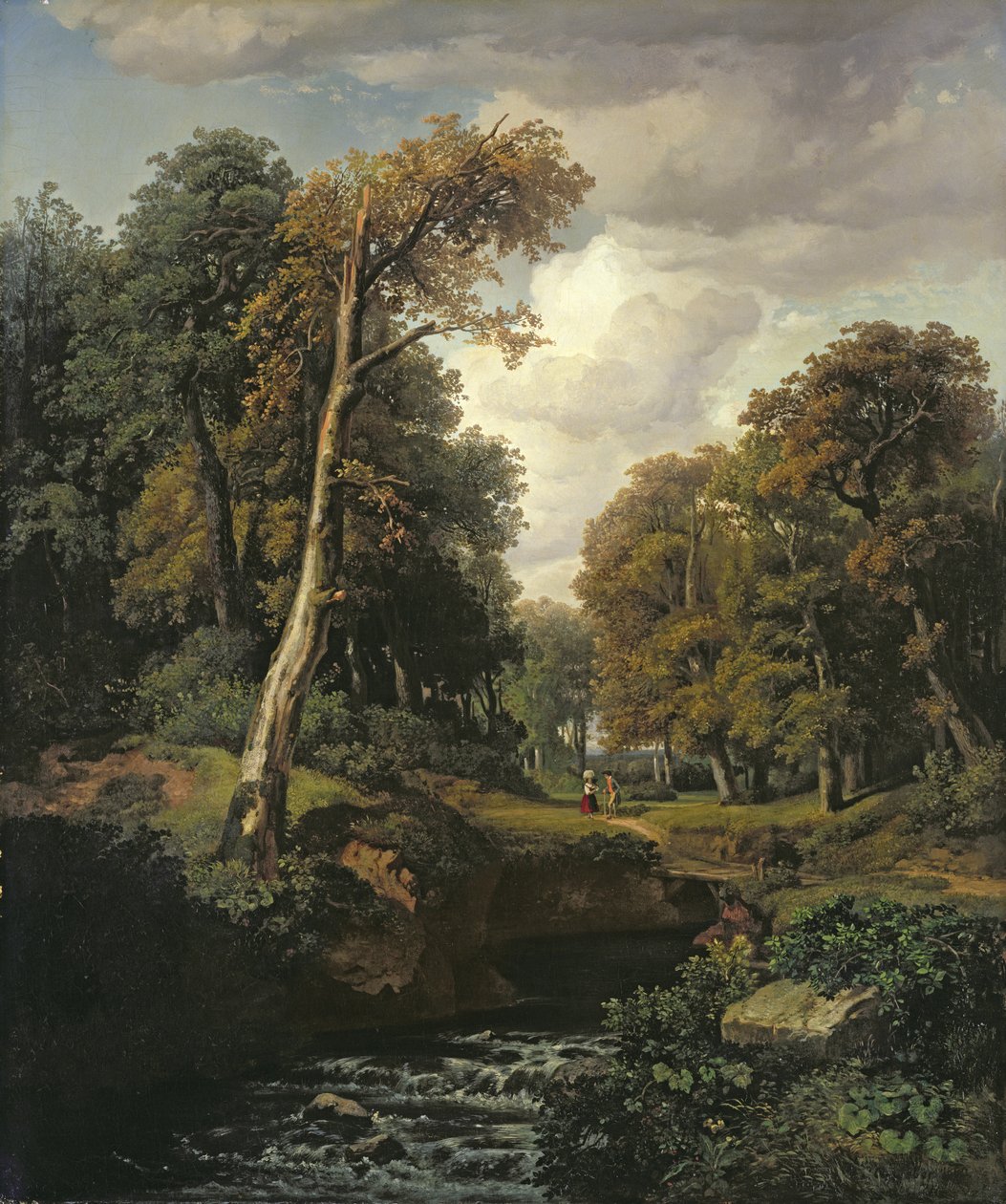 Landskap, 1850 av August Weber