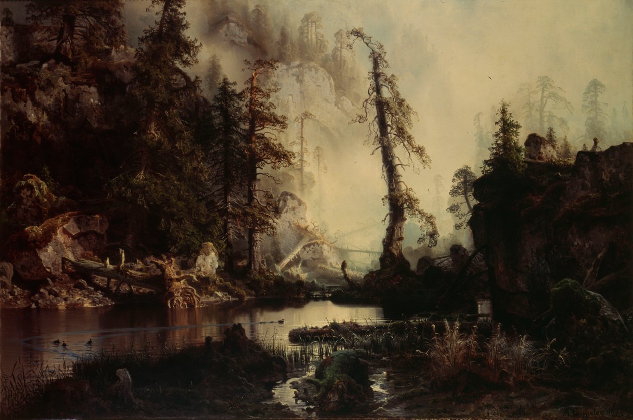Svarta sjön av August Cappelen