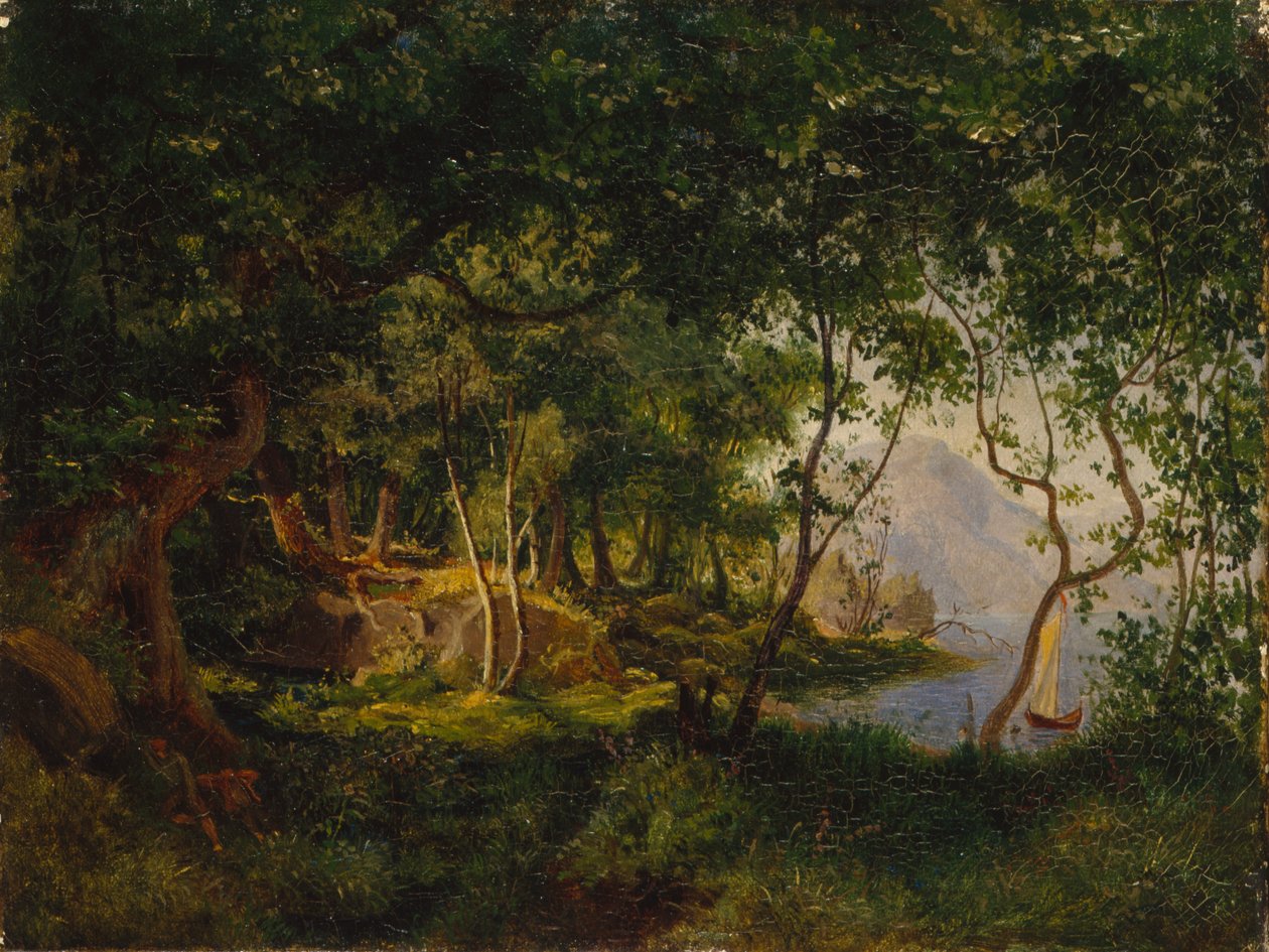 Landskapsstudie av August Cappelen