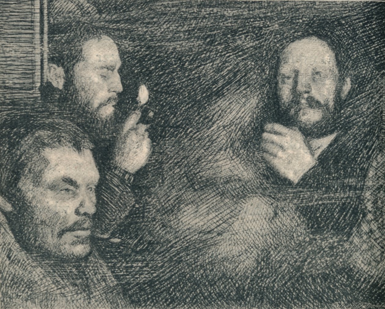 A Smoke in the Galley of the Fram., c1893-1896, 1897 av August Eiebakke