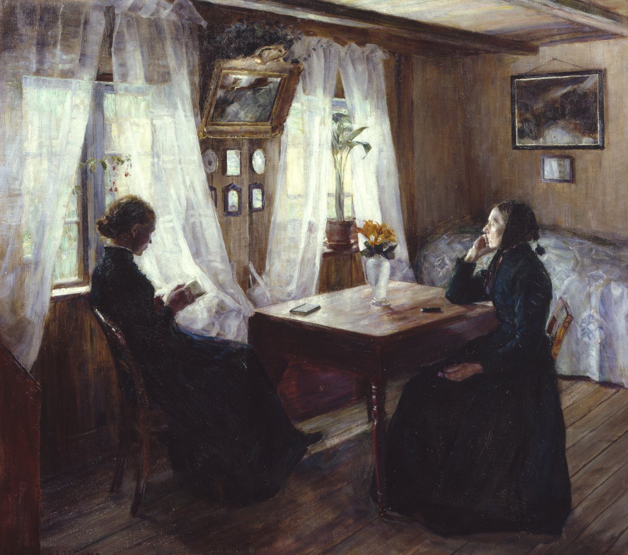 Söndag på landet av August Eiebakke