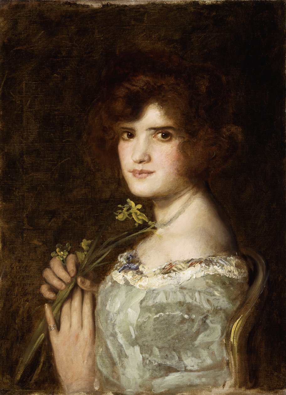 Neva Palmer av August Franzen