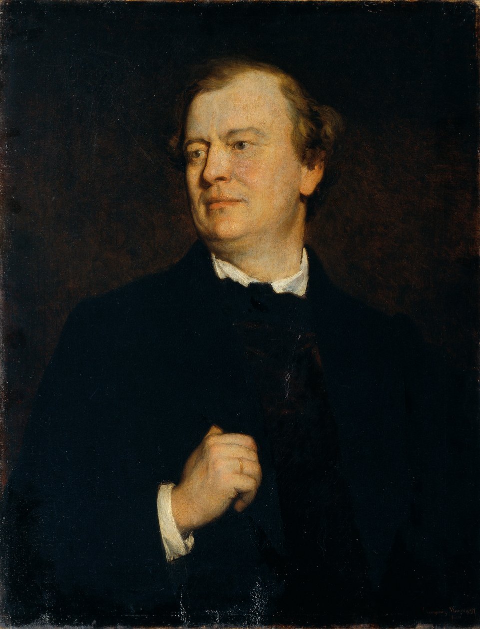 Skådespelaren Julius Findeisen av August Georg Mayer