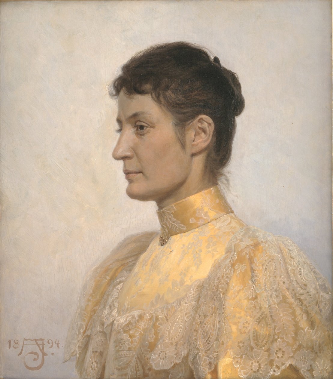 Porträtt av Marie Oppermann av August Jerndorff