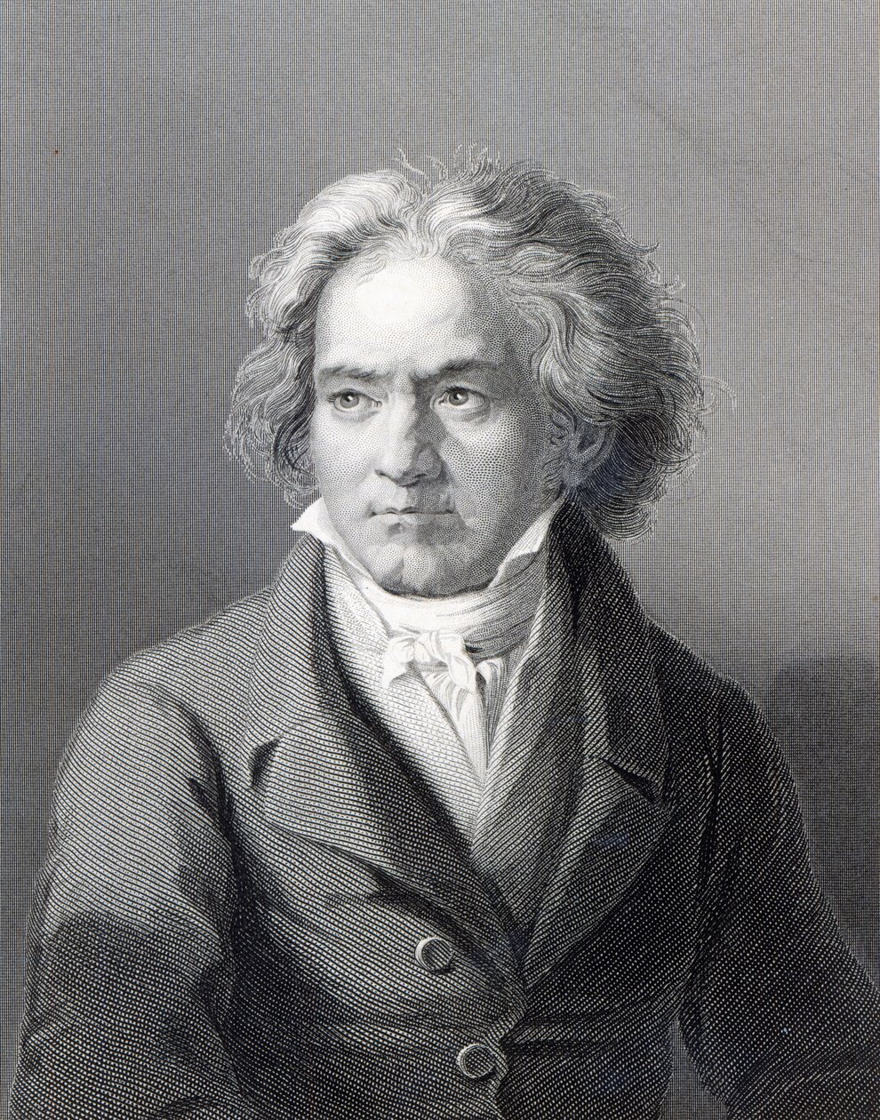 Ludwig van Beethoven, graverad av William Holl den yngre (gravyr) av August Karl Friedrich von Kloeber