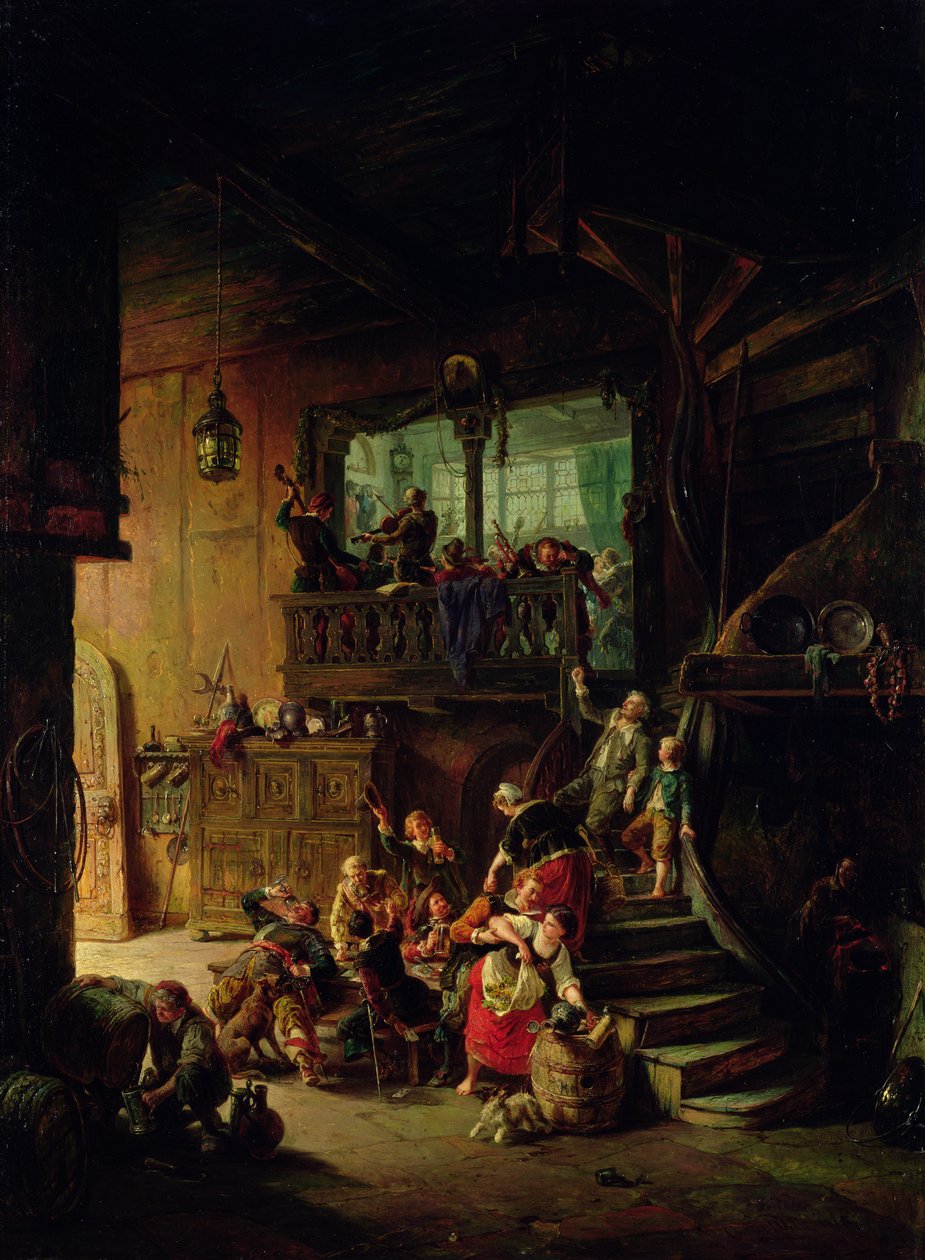 Pensionatets liv, 1865 av August Levin von Wille
