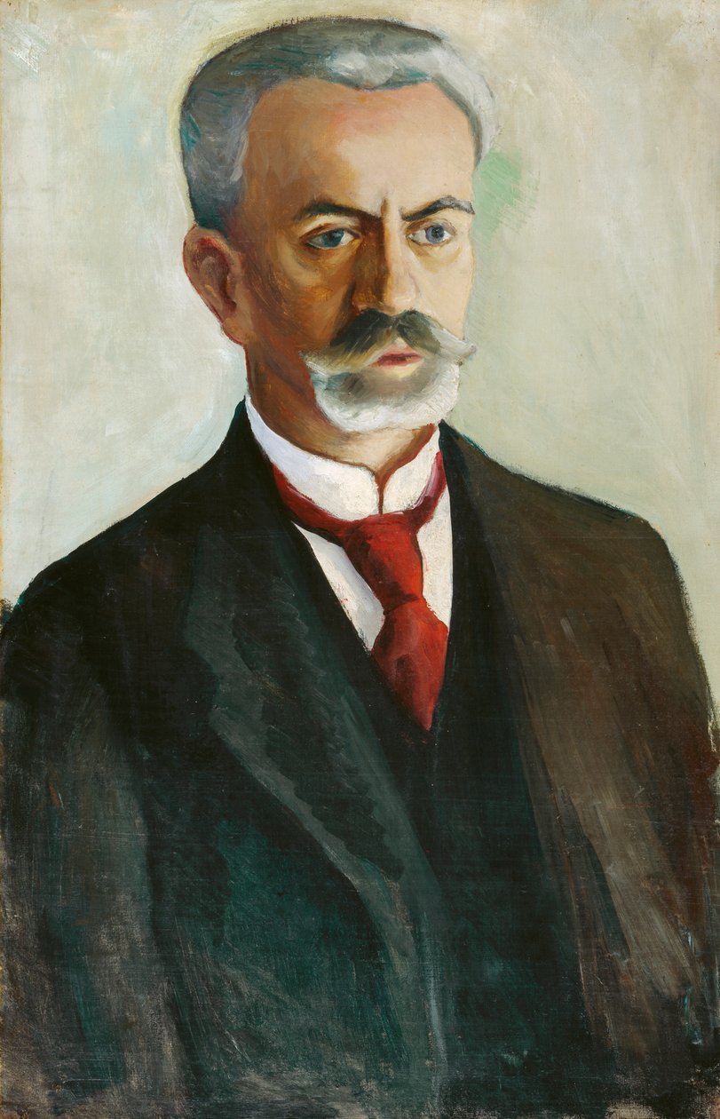 Porträtt av Bernhard Köhler av August Macke