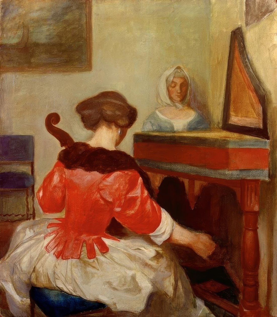 Konserten, kopia efter Gerard ter Borch av August Macke