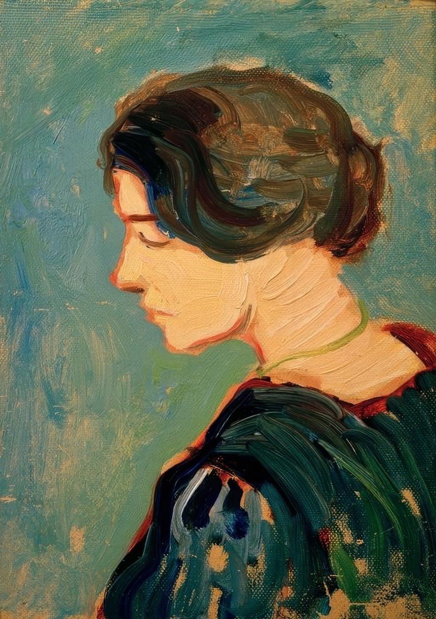 Elisabeth Macke, studiechef av August Macke
