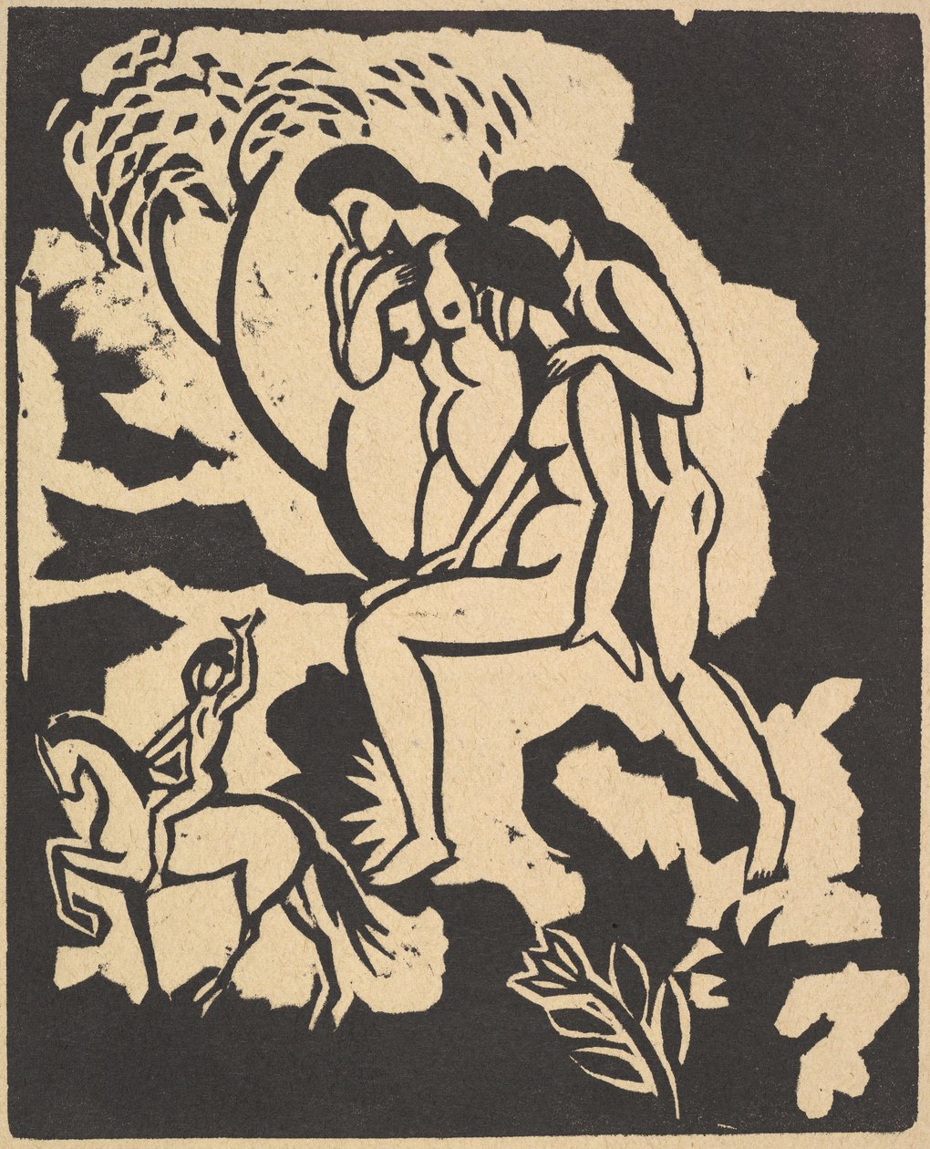 Hälsningshälsning, 1912. av August Macke