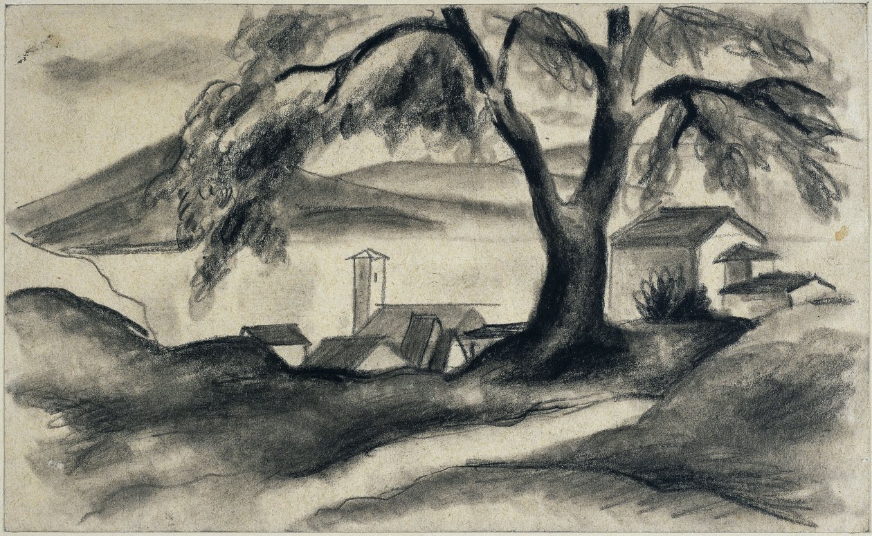 Hilterfingen vid Thunsjön av August Macke