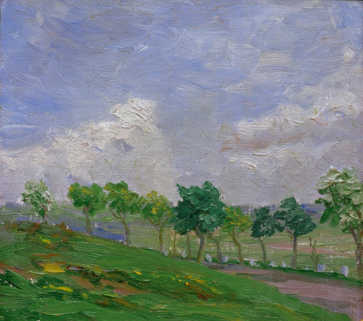 Landskap nära Kandern av August Macke