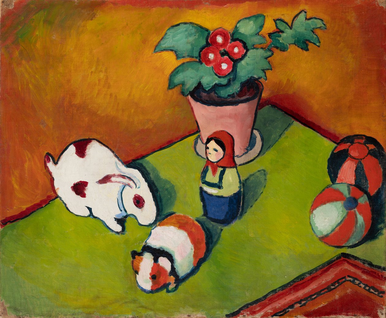 Lilla Walters leksaker av August Macke
