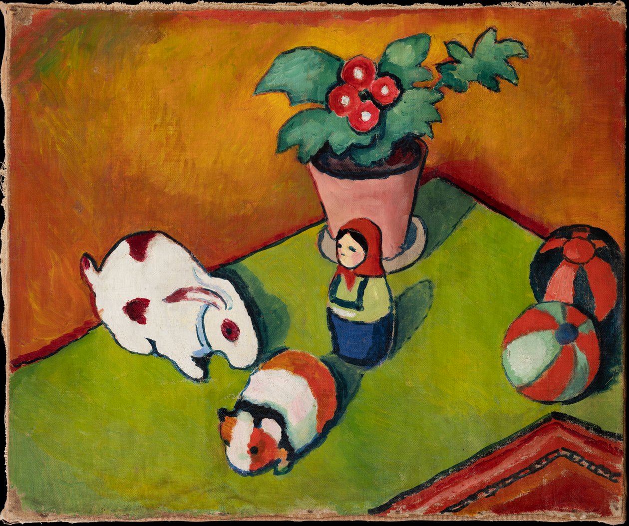 Lille Walters leksaker av August Macke