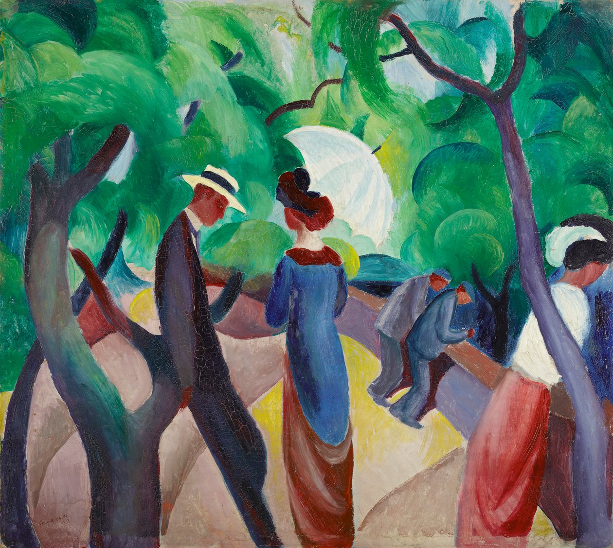 Promenad av August Macke