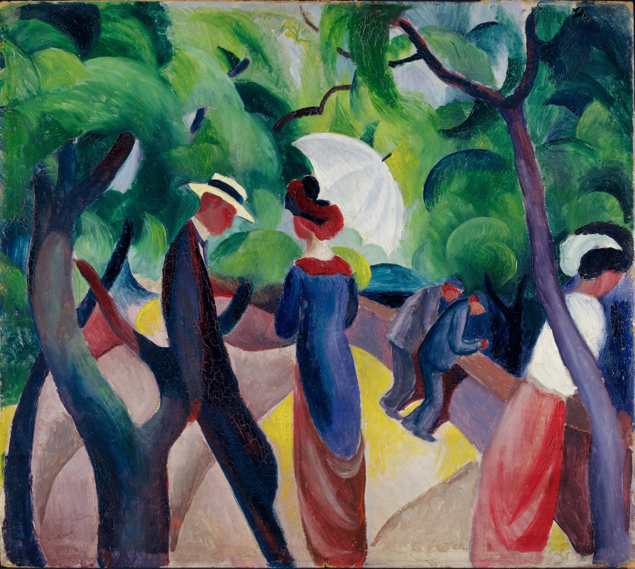 Promenad av August Macke