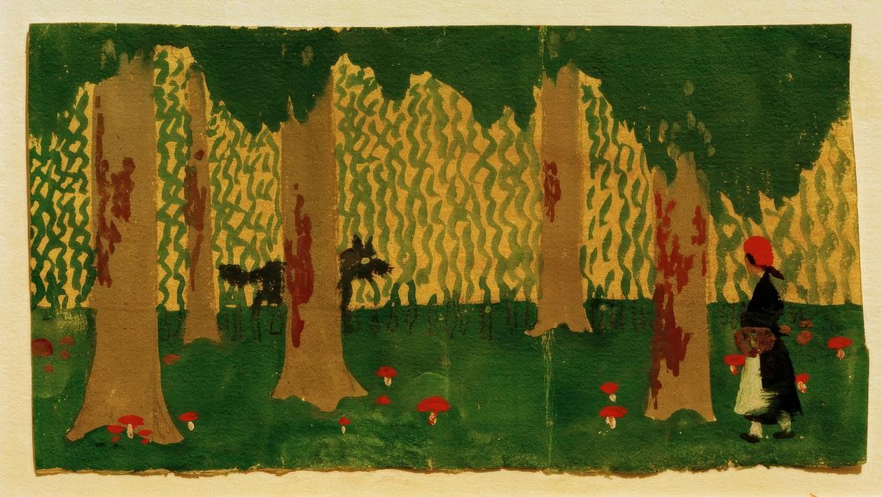Lilla Rödluvan av August Macke