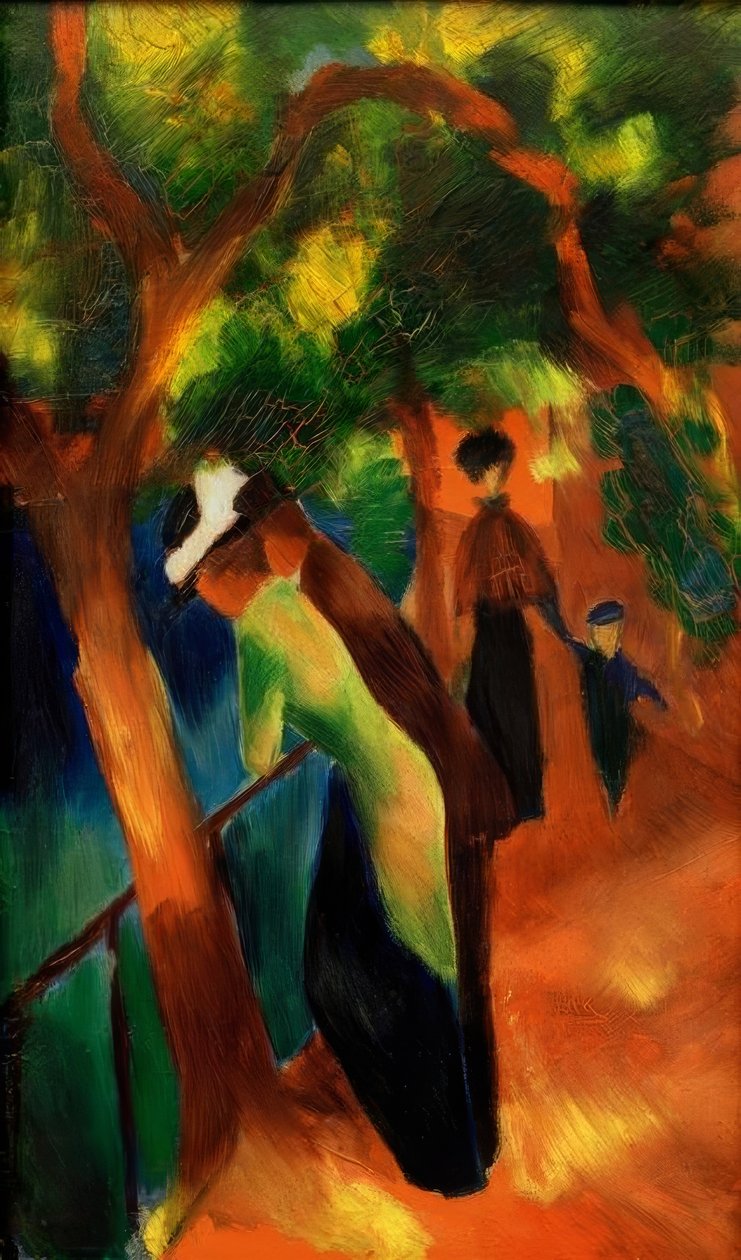 Soligt sätt av August Macke