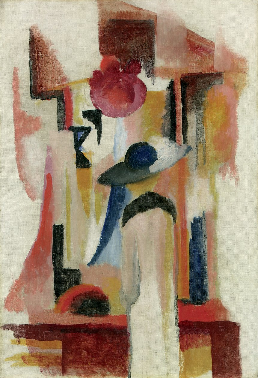 Studie av ett ljust skyltfönster, 1913 av August Macke