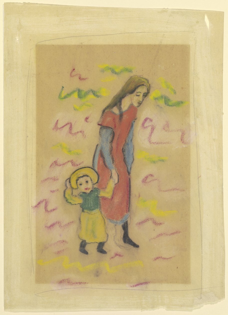 Zwei Kinder av August Macke