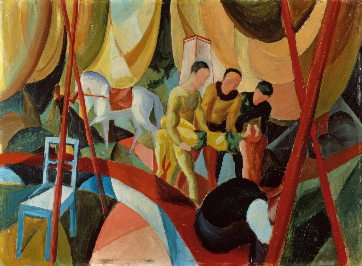 cirkus av August Macke