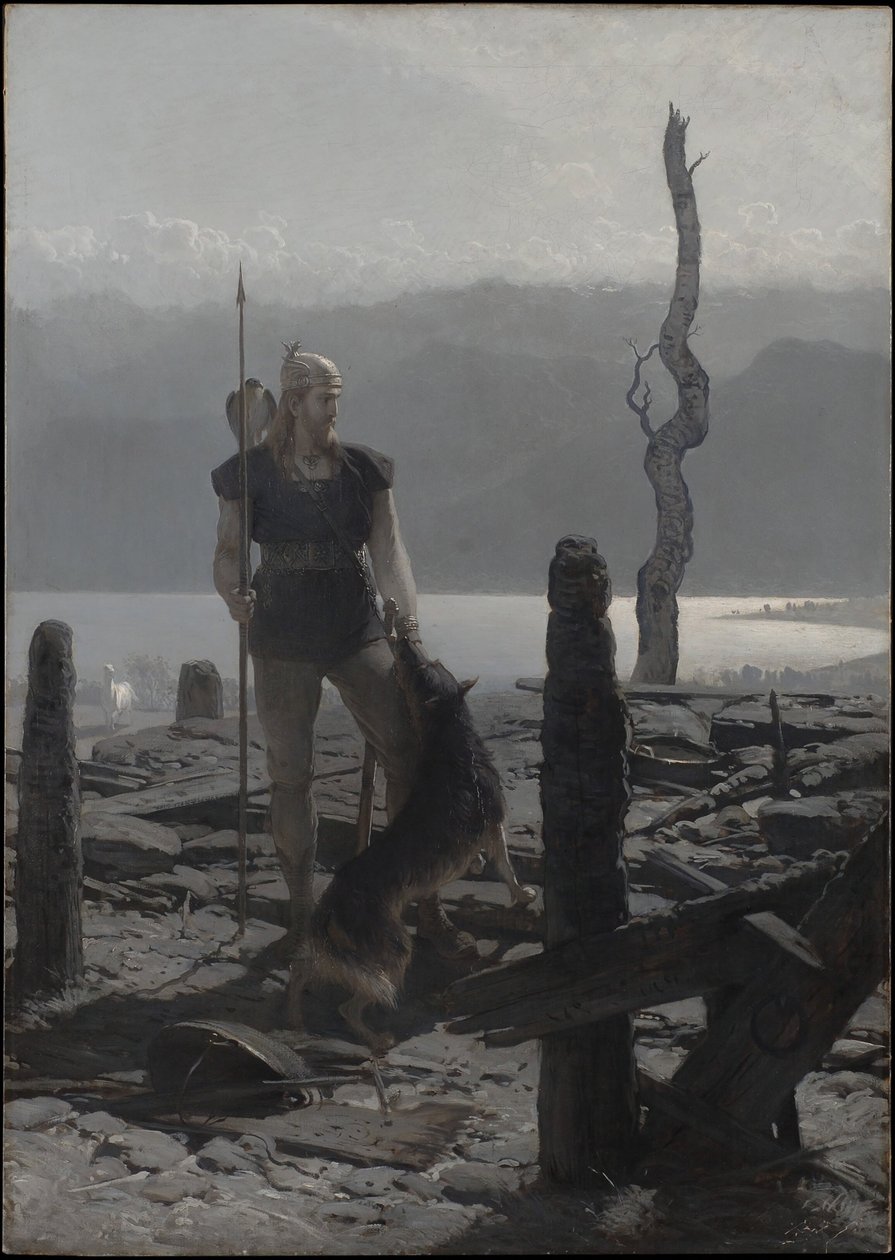 Frithiofs återkomst (ur ”Frithiofs saga”) av August Malmström