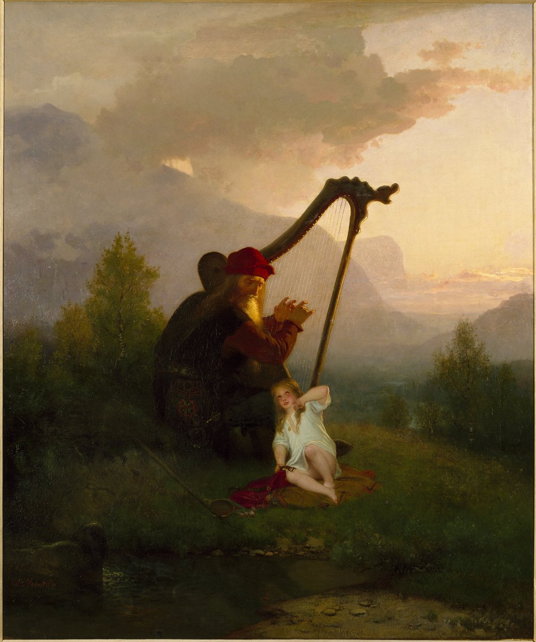 Kung Heimer och Aslög av August Malmström