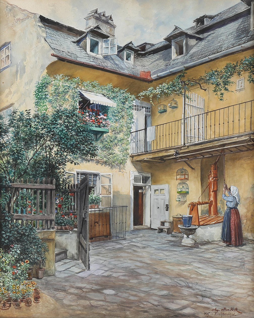 August Mandlick Hof i Lichtenthal av August Mandlick