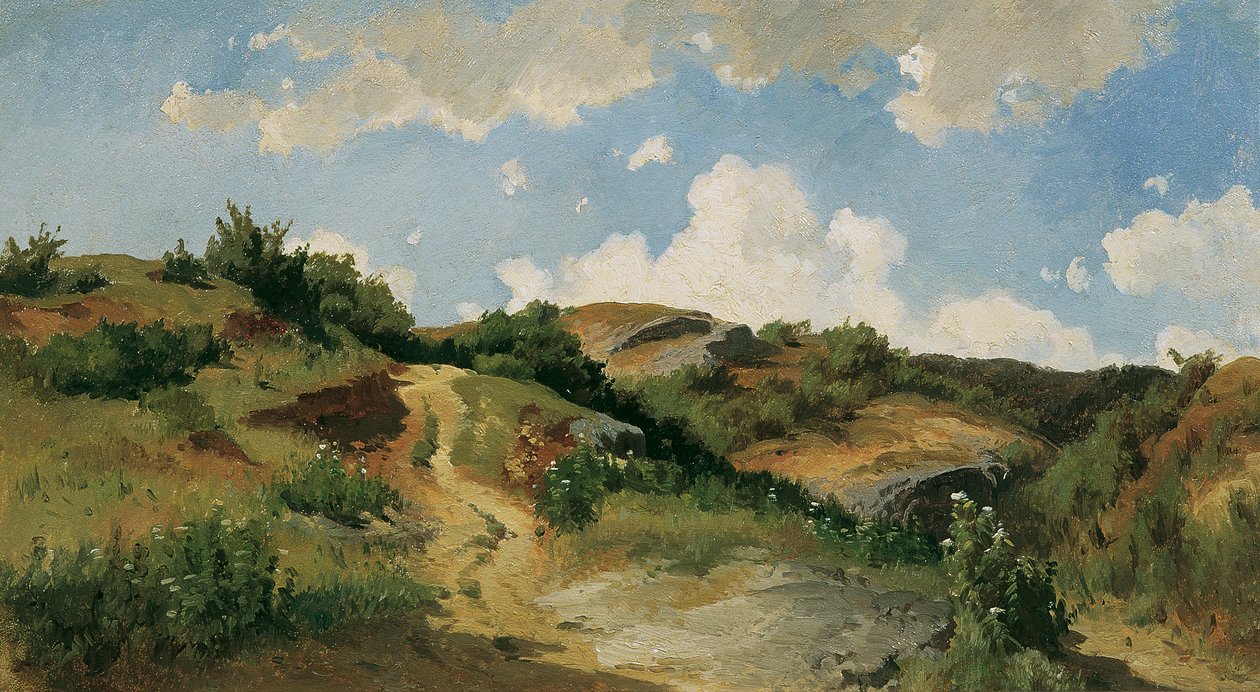 Ungerskt landskap av August Schaeffer von Wienwald