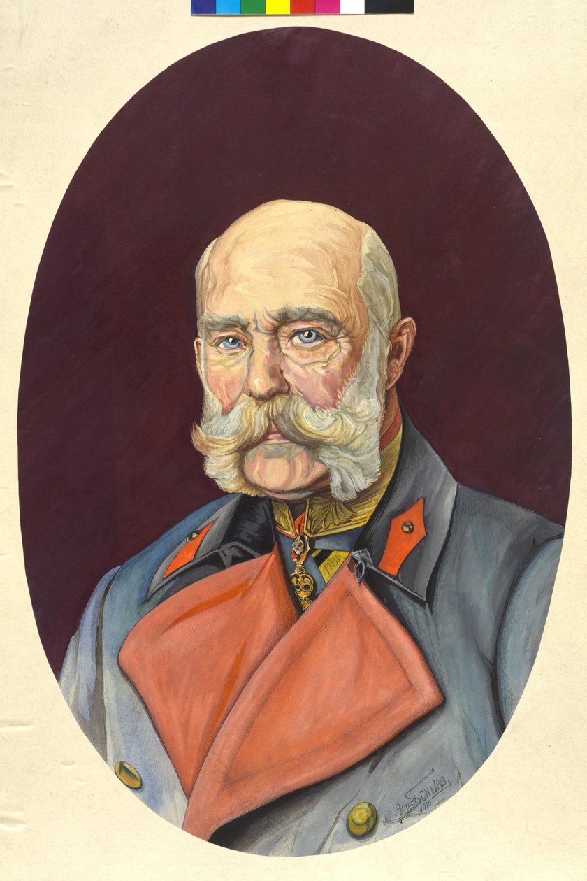 Kejsare av Österrike Franz Joseph I av August Schwab