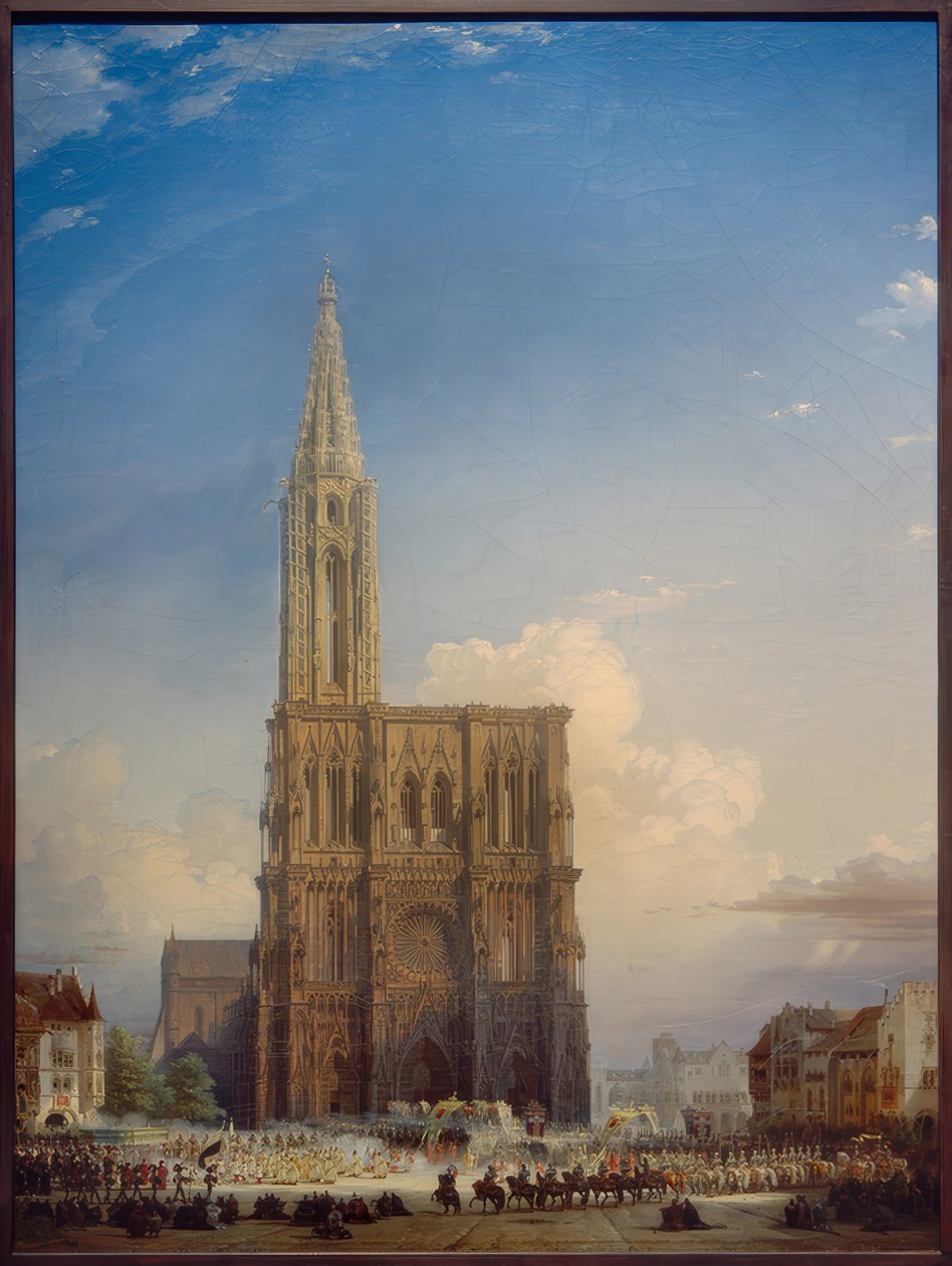 Strasbourgs katedral under medeltiden av August von Bayer