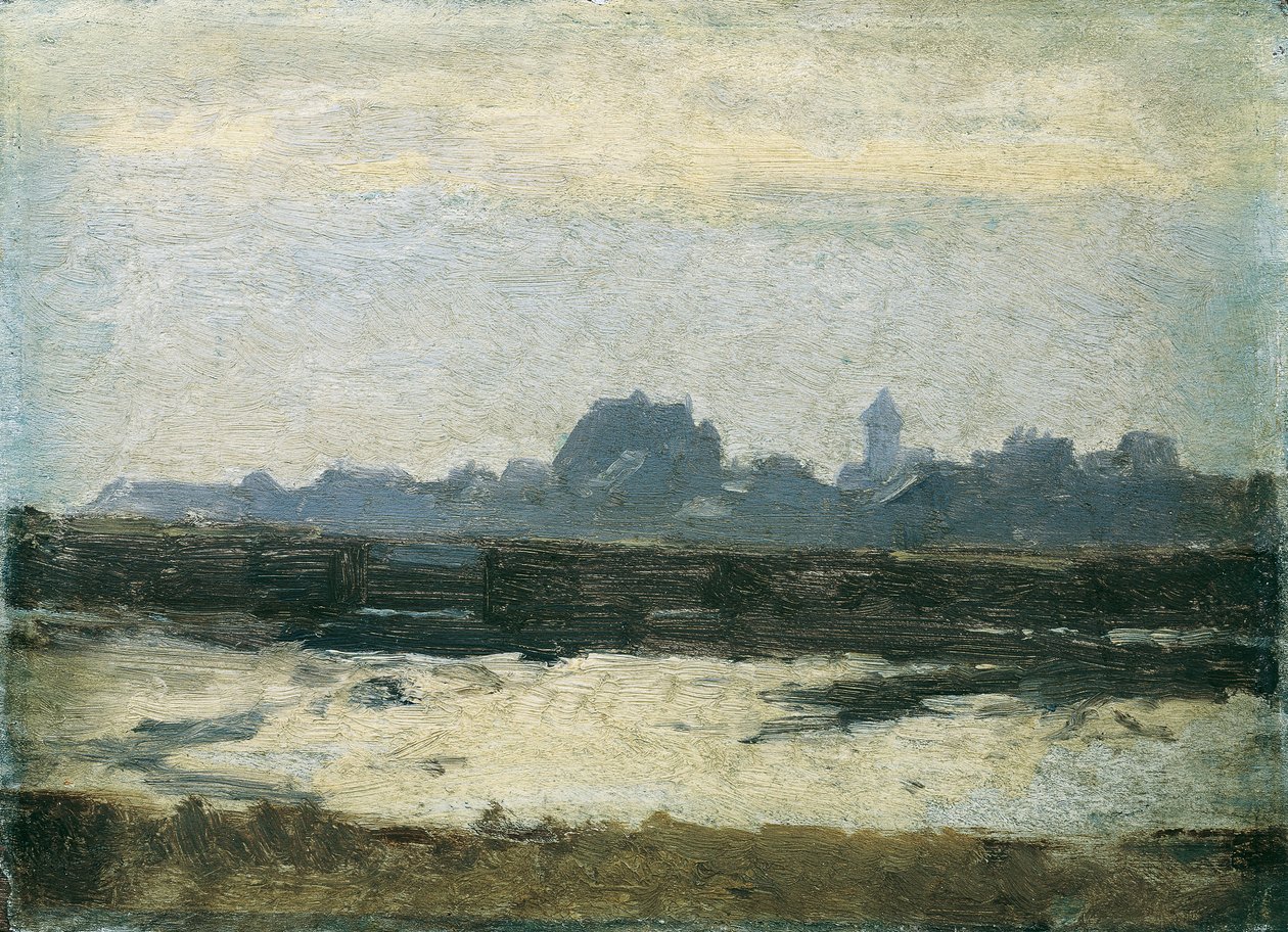 Stadsutsikt av August von Pettenkofen