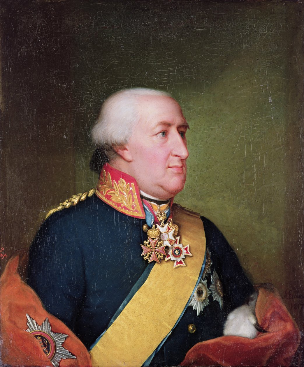 Kurfurst Wilhelm I av Hessen-Kassel (1743-1821), 1817 av August von der Embde