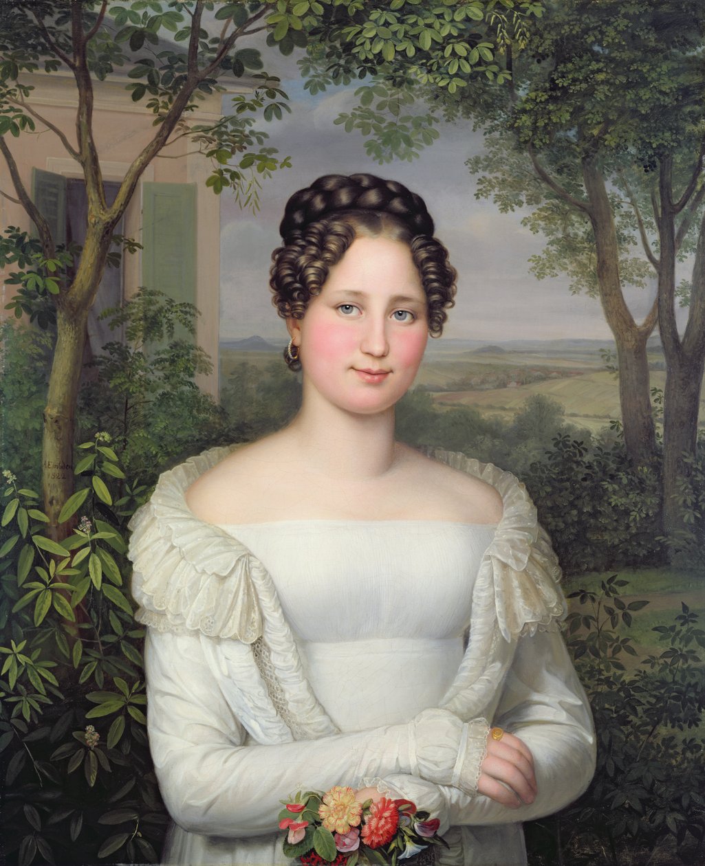 Porträtt av Frau Horstmann, 1822 av August von der Embde