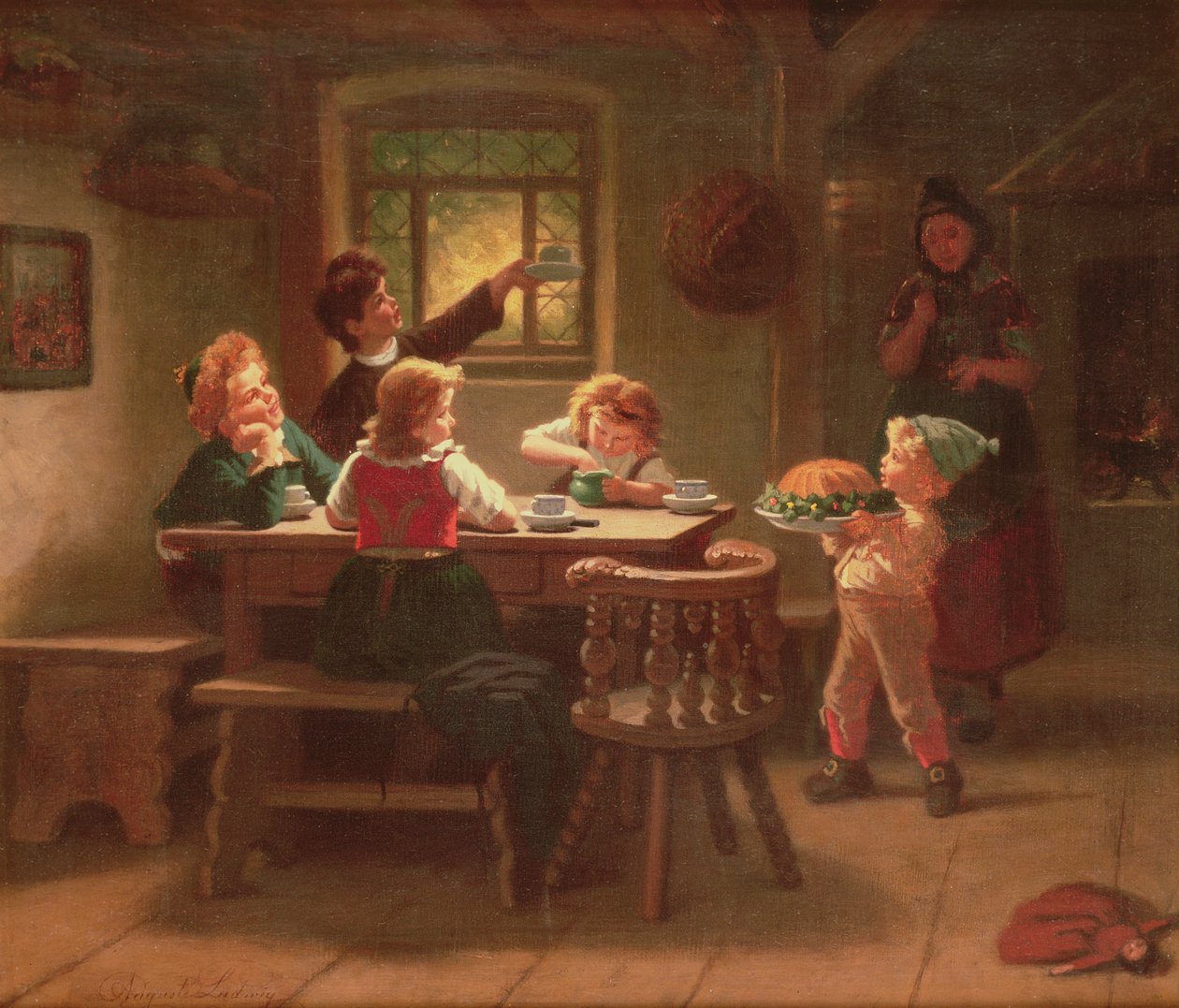 Födelsedagstårtan av Ludwig August or Louis August Schwiter