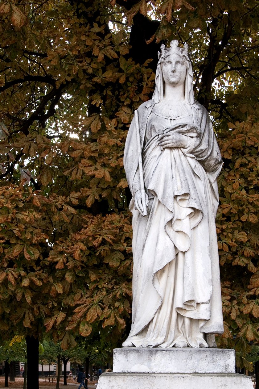 Porträtt av Blanche de Castille (1185-1252) av Auguste Alexandre Dumont