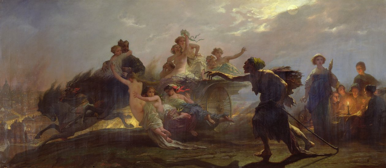 Misärens leverantör, 1860 av Auguste Barthelemy Glaize