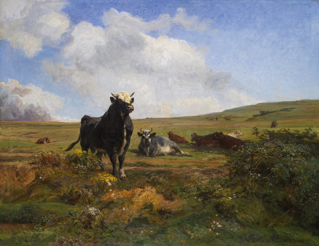 Ledare för flocken av Auguste Francois Bonheur