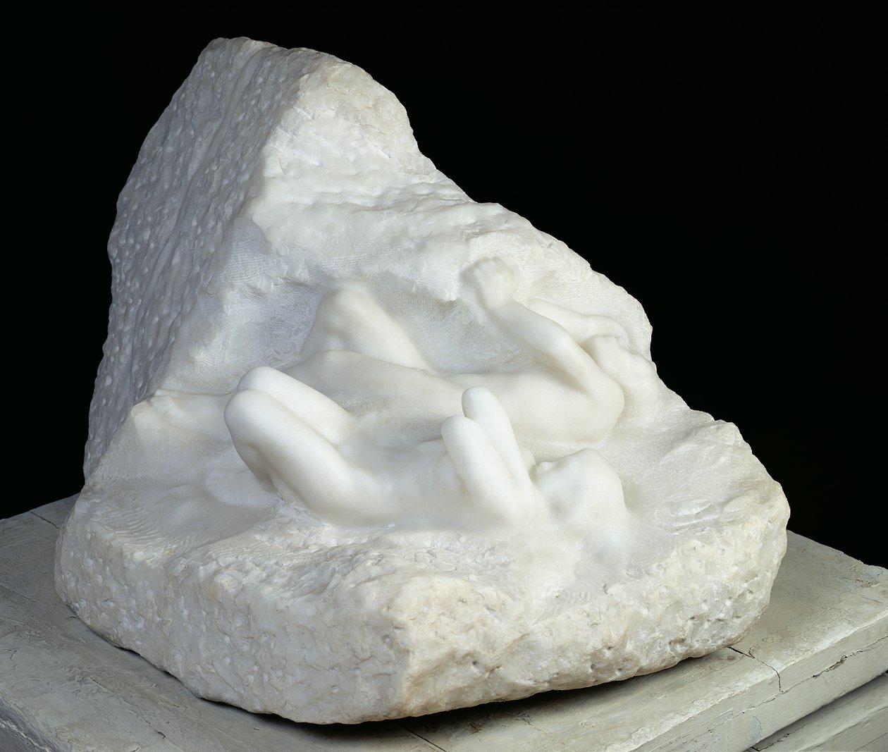 Adam och Eva, 1905 (marmor) av Auguste Rodin